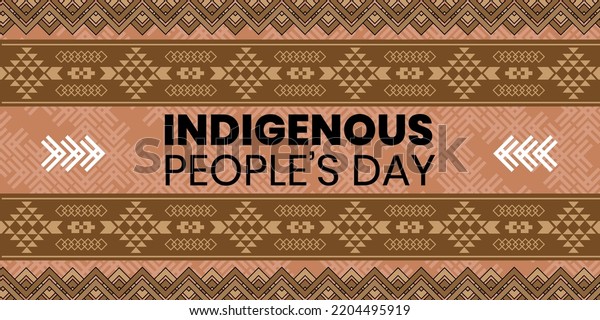 indigenous peoples day, International\
Day of the World\'s Indigenous People, vector\
illustration