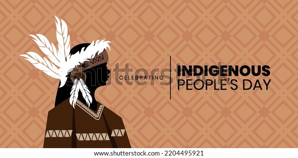 indigenous peoples day, International\
Day of the World\'s Indigenous People, vector\
illustration