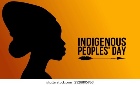 Indigenous Peoples Day. Indigenous People background,poster banner, card, greeting.