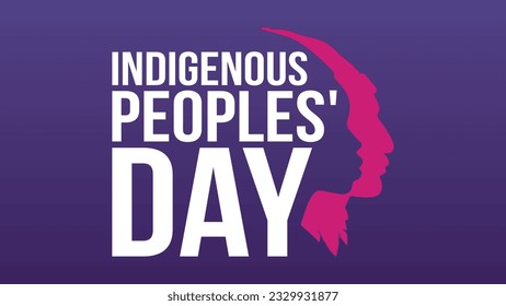 Indigenous Peoples Day. Indigenous People background,poster banner, card, greeting