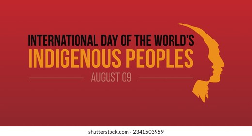 Indigenous Peoples Day. Indigenous People background,poster banner, card, greeting