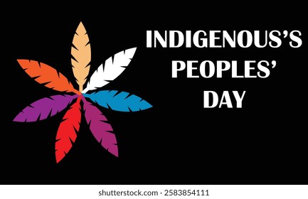 Indigenous Peoples' Day Vector Design Illustration. Suitable for greeting card, poster and banner