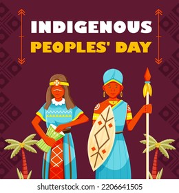 Indigenous Peoples Day, World Indigenous Peoples. Perfect for events