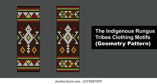 The Indigenous Rungus Tribes Clothing Motifs (Geometry Pattern)