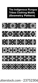 The Indigenous Rungus Tribes Clothing Motifs (Geometry Pattern)