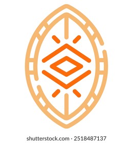 indigenous shield icon for web, app, infographic, etc
