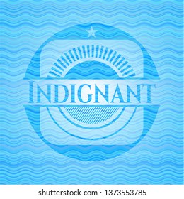 Indignant water emblem.