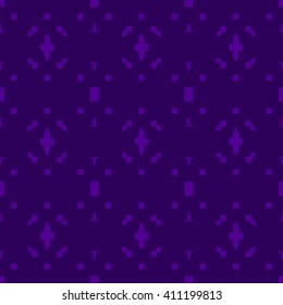 Indigo abstract background, striped textured geometric seamless pattern