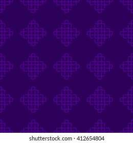 Indigo abstract background, striped textured geometric seamless pattern