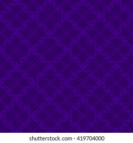 Indigo abstract background, striped textured geometric seamless pattern