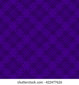 Indigo abstract background, striped textured geometric seamless pattern