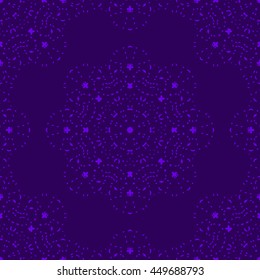 Indigo abstract background, striped textured geometric seamless pattern