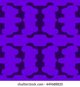 Indigo abstract background, striped textured geometric seamless pattern