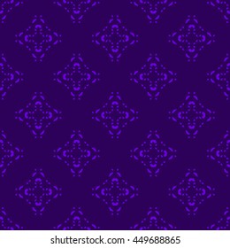 Indigo abstract background, striped textured geometric seamless pattern