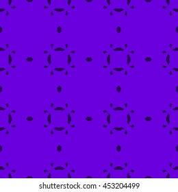 Indigo abstract background, striped textured geometric seamless pattern