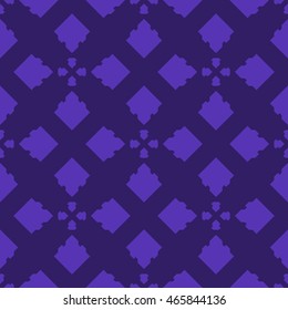 Indigo abstract background, striped textured geometric seamless pattern