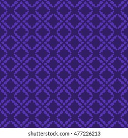 Indigo abstract background, striped textured geometric seamless pattern