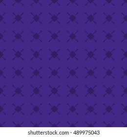 Indigo abstract background, striped textured geometric seamless pattern