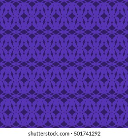 Indigo abstract background, striped textured geometric seamless pattern