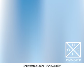 Indigo background. Iridescent cover.  Abstract soft pastel colors backdrop.  Trendy creative vector cosmic gradient. Mesh blue foil.  Creative neon template for banner. Vibrant print.