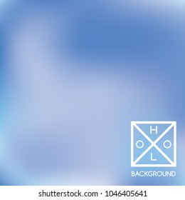 Indigo background. Iridescent cover.  Abstract neon colors foil.  Trendy creative vector cosmic gradient. Mesh blue foil.  Creative neon template for banner. Vibrant print.