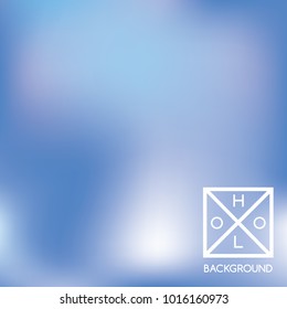 Indigo background. Sparkly cover.  Abstract neon colors backdrop.  Trendy creative vector cosmic gradient. Mesh blue foil.  Creative neon template for banner. Iridescent print.