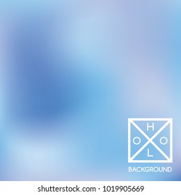 Indigo background. Sparkly cover.  Abstract soft pastel colors backdrop.  Trendy creative vector cosmic gradient. Mesh blue foil.  Creative neon template for banner. Iridescent print.