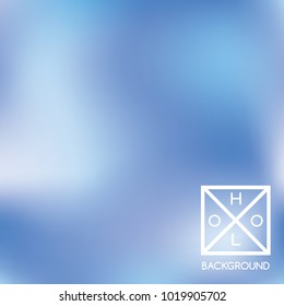Indigo background. Sparkly cover.  Abstract soft pastel colors backdrop.  Trendy creative vector cosmic gradient. Mesh blue foil.  Creative neon template for banner. Vibrant print.