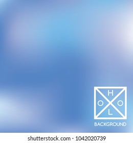 Indigo background. Sparkly cover.  Abstract neon colors foil.  Trendy creative vector cosmic gradient. Mesh blue foil.  Creative neon template for banner. Iridescent print.