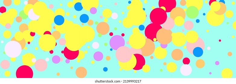 Indigo Blue Pastel Circles Bright Wallpaper. Green Kids Yellow Dark Multicolor Rainbow Background. Red Beige Bordo Vibrant Color Pink Textile. White Play Children Violet Purple Pattern.