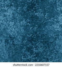 indigo-blauer Scratch-Beton-Effekt Wildleder-Gewebe nahtlose Vektordesign 