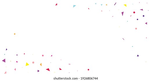 Indigo Confetti Card. Blue Anniversary Graphic. Red Carnival Holiday. Festive Holiday. Purple Vector Texture. Decoration Event. Party Decor. Falling Graphic.