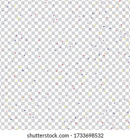 Indigo Confetti Wallpaper. Green Anniversary Texture. Purple Carnival Celebration. Festive Element. Pink Vector Gift. Decoration Decor. Party Graphic. Falling Paper.