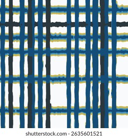 indigo escape hand drawn watercolor geometric fabric  seamless patterns, blue color. Stripes and polka dot. For any your design project eco, natural, organic them. Or for print on any item. 