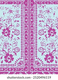 Indigo Japanese Seamless Pattern Set