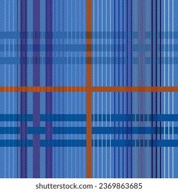 Indigo navy blue geometric traditional ethnic pattern Ikat seamless pattern, plaid tartan border abstract design for fabric print cloth dress carpet curtains and sarong Aztec African Indian Indonesian