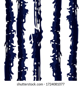 Bildfarbenzeichen der Linie Vektor Nahtloses Muster. Papierstreifen-Muster. Blauer Streifen Aquarell Design. Line Retro Hintergrund.