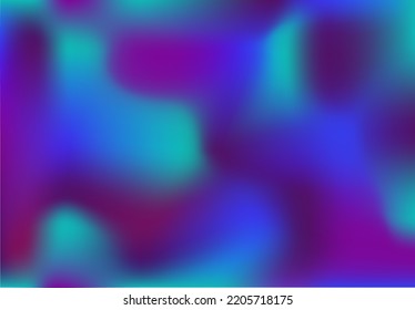 Indigo plum abstract gradient background. Turquoise blue multicolored blurred poster. Deep cobalt ocean style wallpaper. Mockup for flyer post card presentation invitation wedding cover advertisement.