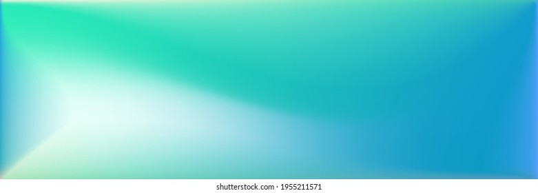 Indigo Sea Wavy Gradient Mesh. Multicolor Vivid Wavy Gradient Mesh. Blank Blue Natural Smooth Surface Illustration. Rainbow Ocean Horizontal Lines Backdrop. Water Original Background.