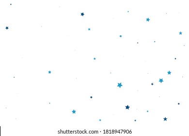 Indigo Stars Background. Azure Confetti Invitation. Cobalt Falling Cosmos. Celebration Cosmos. Navy Glitter Holiday. Sparkling Greeting. Texture Wallpaper. Universe Poster.