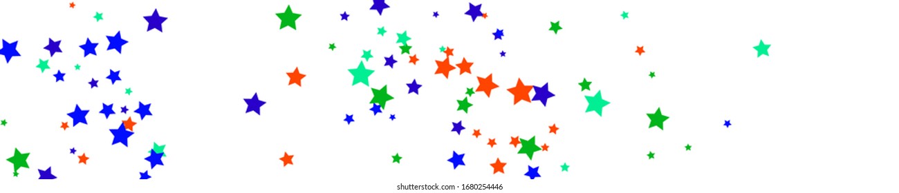 Indigo Stars Background. Blue Texture Gift. Green Confetti Gift. Orange Starry Holiday. Summer Design. Christmas Banner. Sparkling Space. Celebration Sky. 