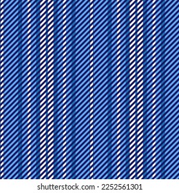 Indigo twill multi stripe. Seamless vector linear pattern suitable for fashion, home decor and stationary.