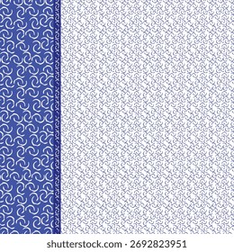 Patrón inconsútil del tinte del lazo del Vector índigo. Acuarela Abstractas. Azulejos naturales. Textura orgánica. Impresión de la acuarela. Patrón popular de Japón. Tejido orgánico
