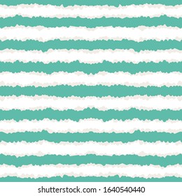 Indigo Vintage Stripe Vector Seamless Pattern. Gloss Watercolor Navy Scandinavian Texture. Drawn American Design. Navy Brush Design.