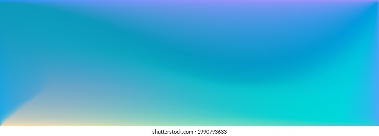 Indigo Vivid Wavy Gradient Mesh. Sea Colorful Wavy Gradient Mesh. Water Trendy Background. Rainbow Dark Vibrant Blurred Texture Illustration. Bright Blue Modern Design Backdrop.