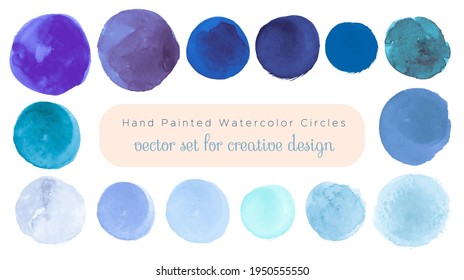 Indigo Watercolor Dots. Graphic Acrylic Blots on Paper. Ink Circles Background. Grunge Blue Watercolor Dots. Isolated Shapes Splatter. Light Spots. Brush Stroke Stains. Watercolor Dots.