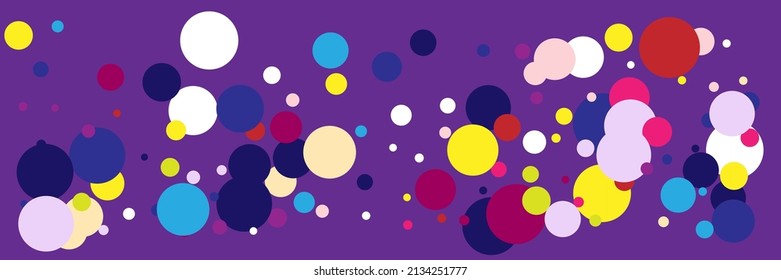 Indigo Yellow Multicolor Blue Play Print. Dark Bright Beige Pastel Green White Illustration. Pink Vibrant Kids Circles Violet Children Textile. Vivid Rainbow Color Purple Red Wallpaper.