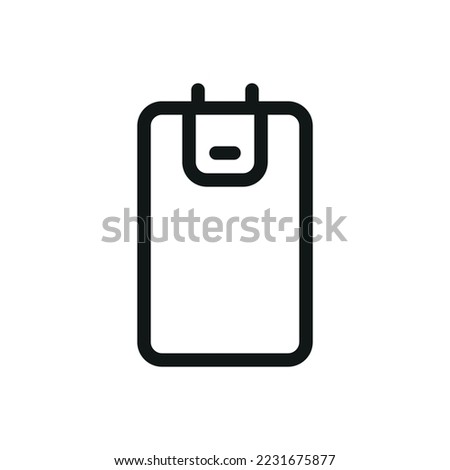 Indirect water heater isolated vector icon with editable stroke