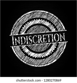 Indiscretion chalk emblem