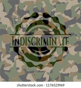 Indiscriminate on camouflaged texture